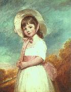 George Romney Miss Willoughby painting